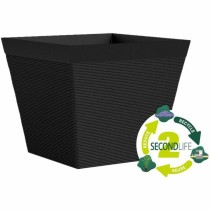 Plant pot Garden ID Black Squared 29 x 26 cm