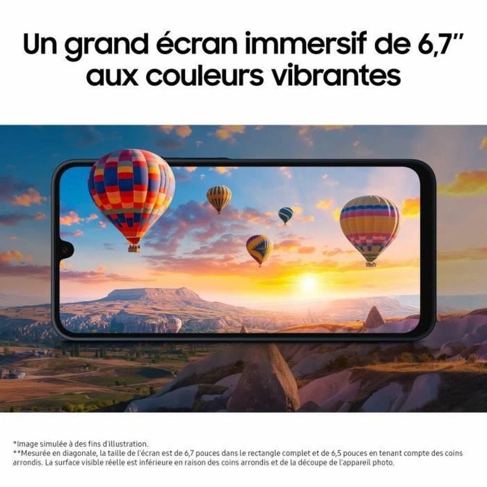 Téléphone portable pour personnes âgées Samsung 6,7" 4 GB RAM 128 GB Vert