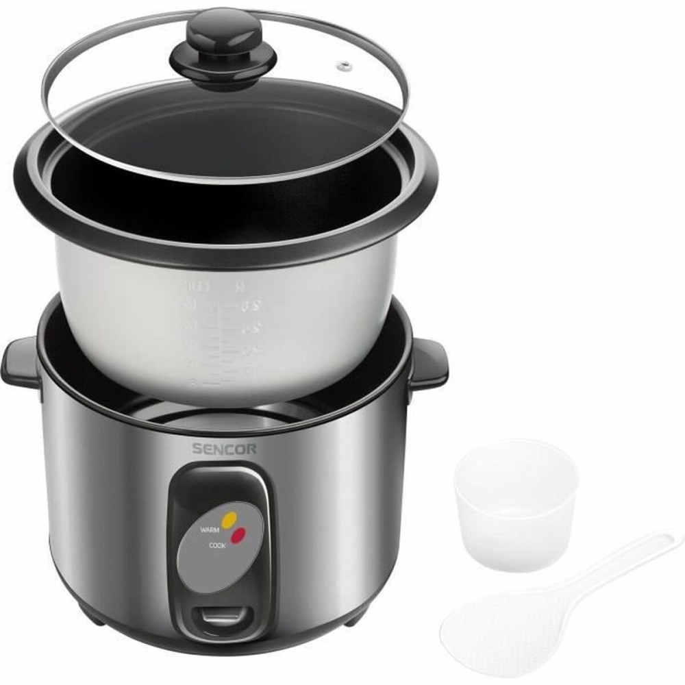 Rice Cooker Sencor SRM 1000SS Stainless steel 400 W 1 L