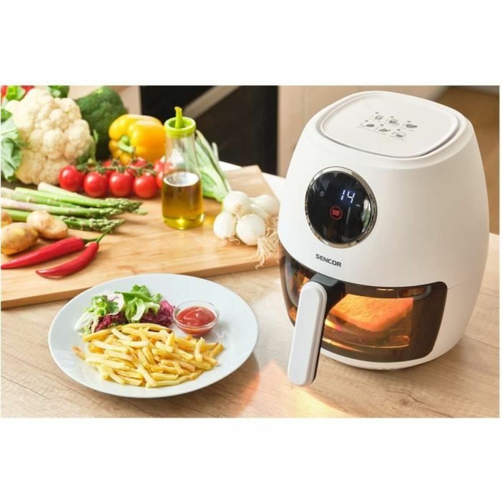 Friteuse à Air Sencor SFR 5340WH Blanc 1300 W 3,5 L