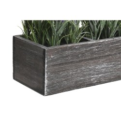 Dekorationspflanze DKD Home Decor Holz Polyäthylen 32 x 14 x 19,5 cm (2 Stück)