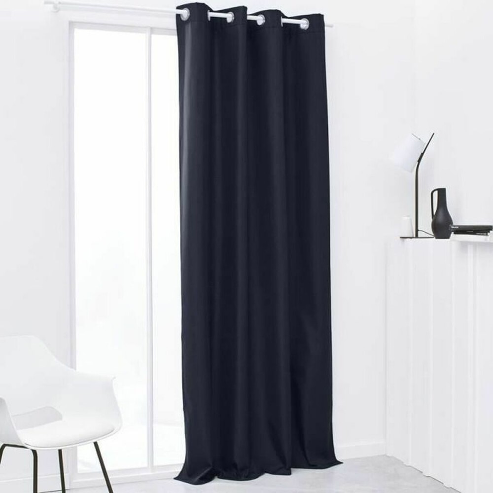 Curtain TODAY Thermal insulation Navy Blue 140 x 240 cm