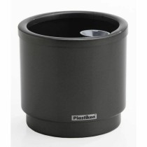 Plant pot Plastiken   Anthracite Dark grey Ø 22 cm