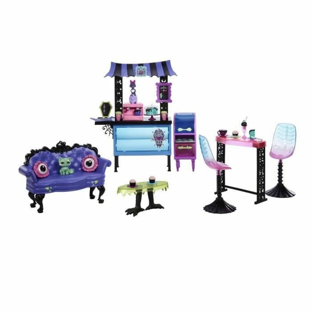 Accessoires pour poupées Monster High LA CAFETERIA DES GOULES