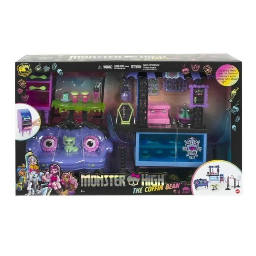 Accessoires pour poupées Monster High LA CAFETERIA DES GOULES