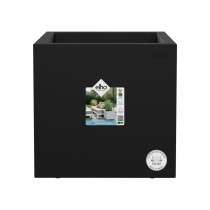 Plant pot Elho Black Ø 29 cm Plastic Squared Modern