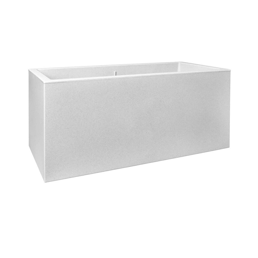 Plant pot Elho White 59 x 30 x 29 cm Plastic Rectangular Modern