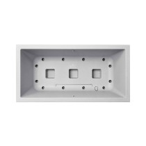 Pot Elho Blanc 59 x 30 x 29 cm Plastique Rectangulaire Moderne