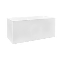 Plant pot Elho 59 x 30 x 29 cm White Plastic Rectangular Modern