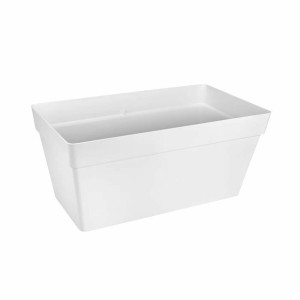 Plant pot Elho 70 cm White polypropylene Plastic Rectangular Squared