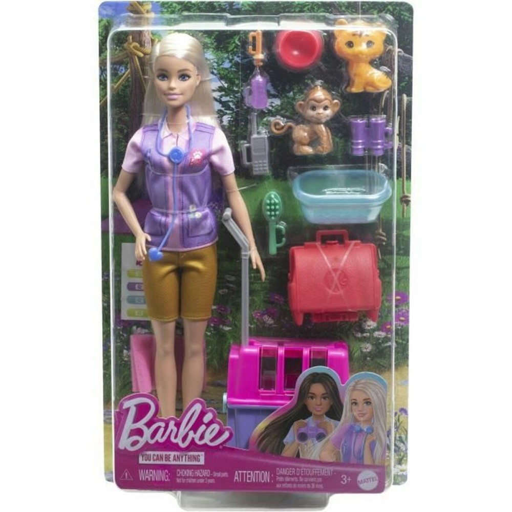 Puppe Barbie SAUVETEUSE D'ANIMAUX