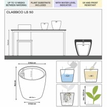 Self-watering flowerpot Lechuza White Ø 49,5 x 46,5 cm Plastic