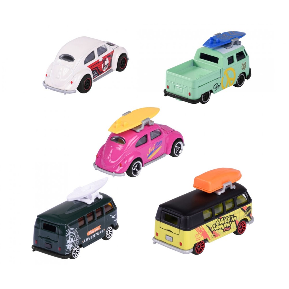 Jeu de Véhicules Majorette Volkswagen Originals (5 Pièces)