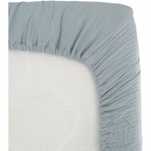 Fitted sheet Domiva Blue