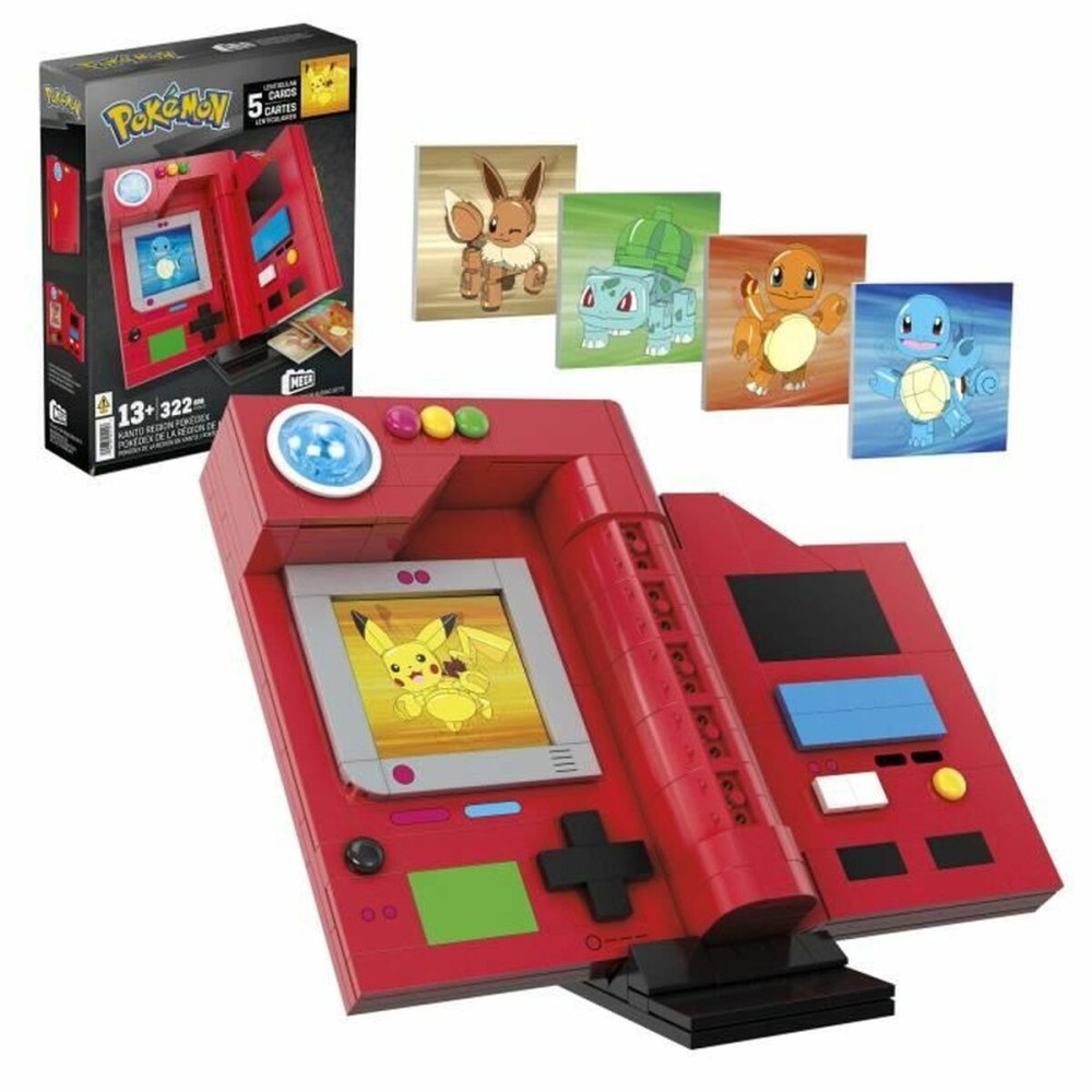 Konstruktionsspiel Megablocks MEGA-Pokémon-Pokédex of the Kanto region-322 pieces HYM37