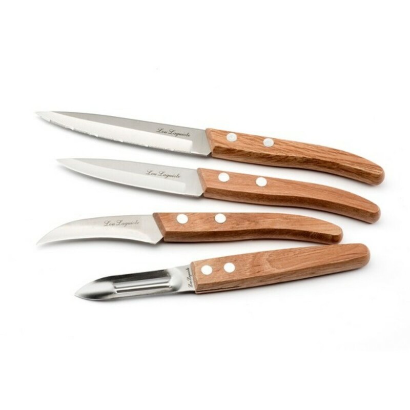 Knife Set Amefa Forest Wood 4 Pieces