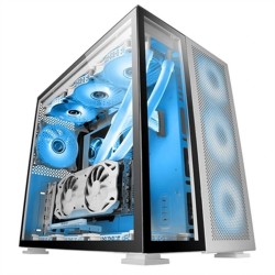 Boîtier ATX semi-tour Mars Gaming MCNOVA XXL Aluminium Argenté