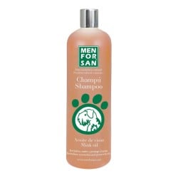 Shampoing pour animaux de compagnie Menforsan 1 L Chien Huile de vison