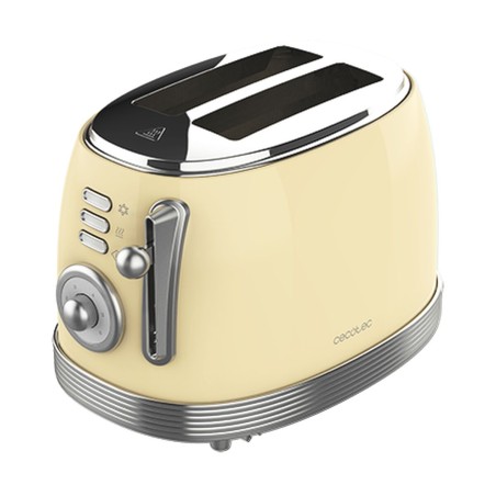 Toaster Cecotec Vintage 800 Light Yellow 850 W