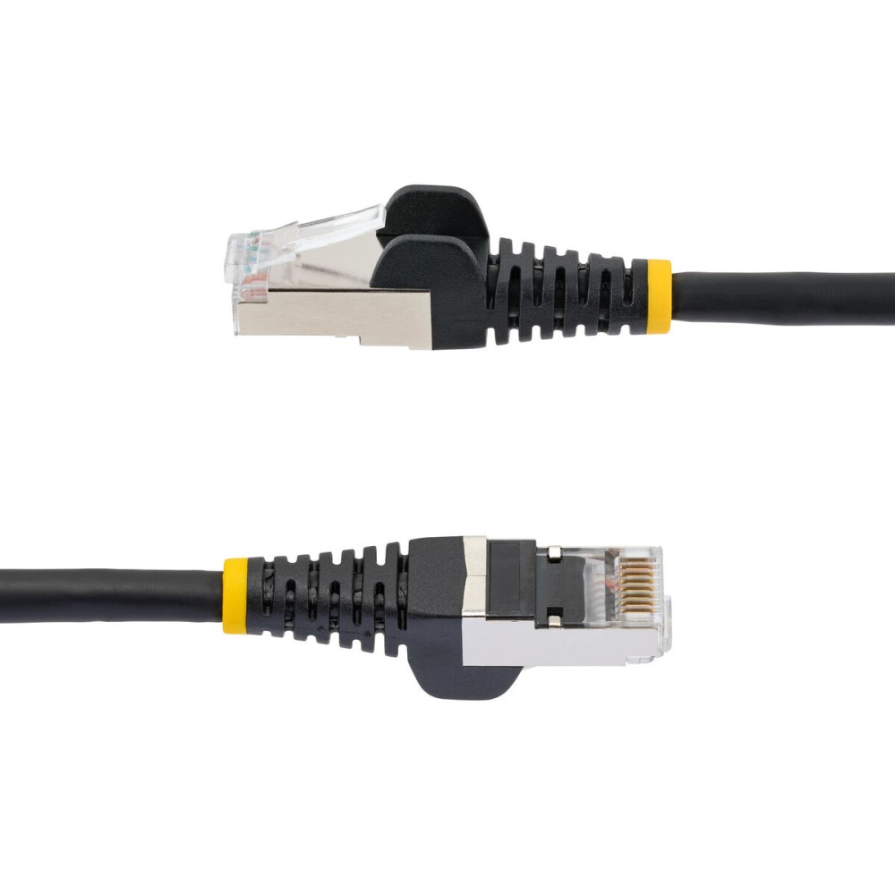 UTP Category 6 Rigid Network Cable Startech NLBK-1M-CAT6A-PATCH Black 1 m