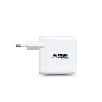 Chargeur Mural + Câble USB C Urban Factory GSC65UF Blanc