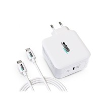 Chargeur Mural + Câble USB C Urban Factory GSC10UF Blanc