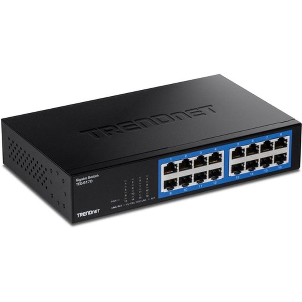 Switch Trendnet TEG-S17D Schwarz