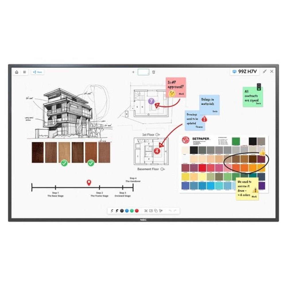 Moniteur Videowall NEC M551 IGB 4K Ultra HD 55"