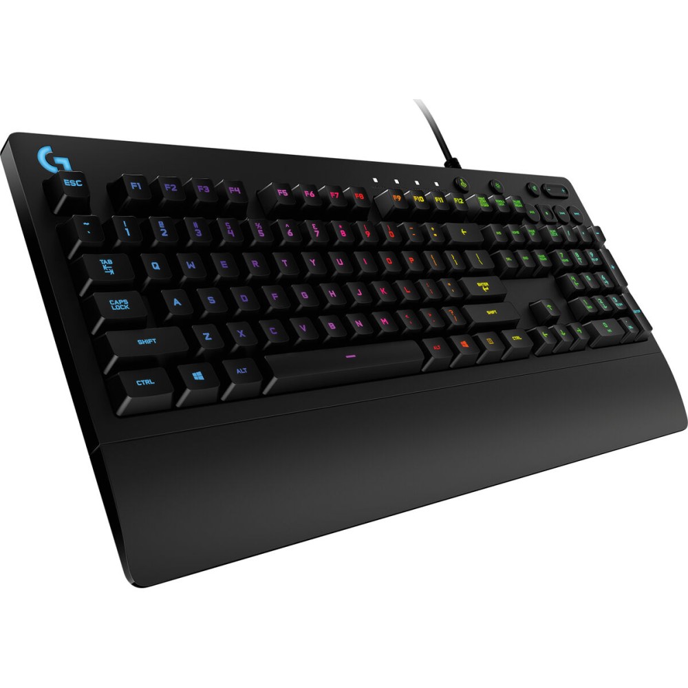 Clavier pour jeu Logitech G213 Noir Espagnol Qwerty QWERTY Qwerty portugais