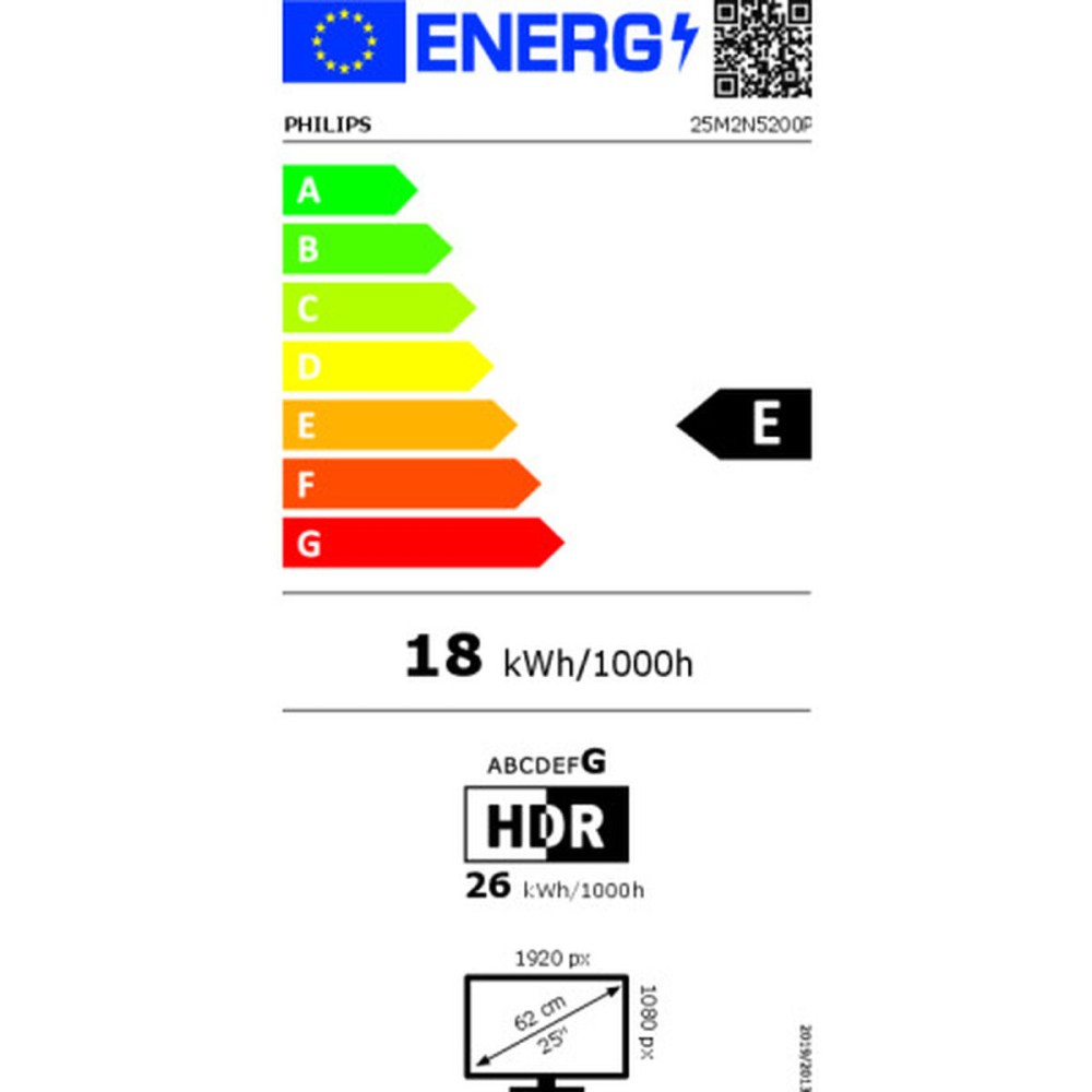 Écran Philips Evnia 25M2N5200P 24,5" IPS HDR10 Flicker free 50-60  Hz