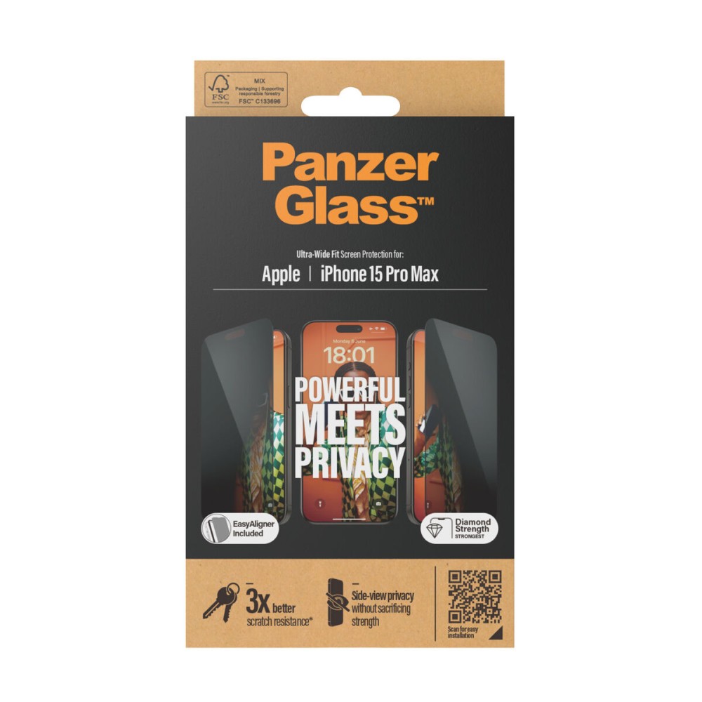 Bildschirmschutz fürs Handy Panzer Glass P2812 Apple