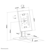 Tablet Mount Neomounts DS15-650WH1 White