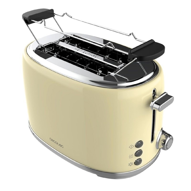 Toaster Cecotec Toast&Taste 1000 Retro Double 980 W Gelb