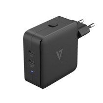 Chargeur portable V7 ACUSBC65WGAN Noir