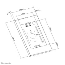 Mobile or tablet support Neomounts WL15-650WH1 White