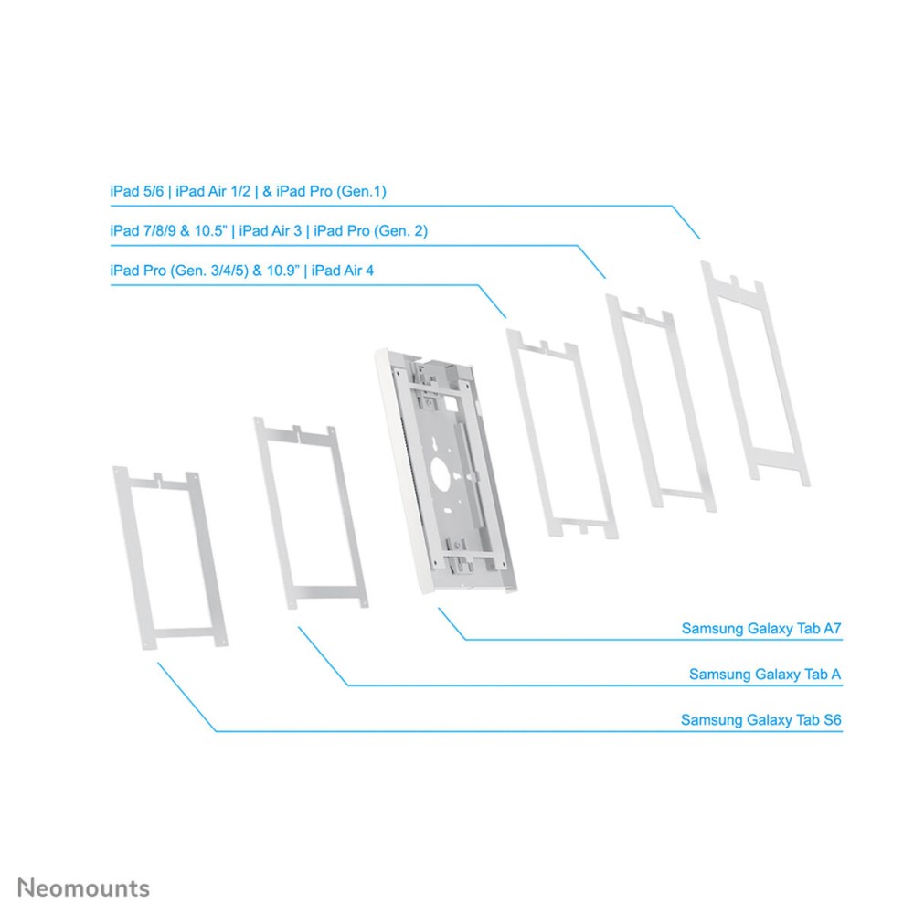 Mobile or tablet support Neomounts WL15-650WH1 White