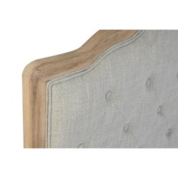 Kopfende des Betts DKD Home Decor Grau Kautschukholz 160 x 10 x 120 cm