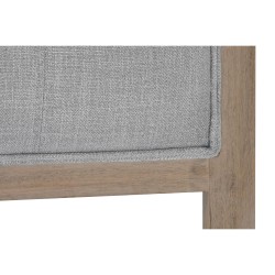 Kopfende des Betts DKD Home Decor Grau Kautschukholz 160 x 10 x 120 cm