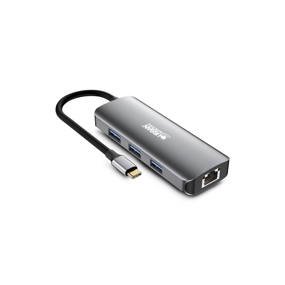 Hub USB-C Urban Factory MHC55UF Grau