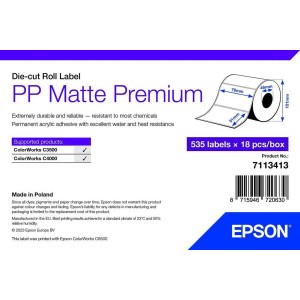 Papier pour imprimante Epson 7113413 Blanc (18 Unités)