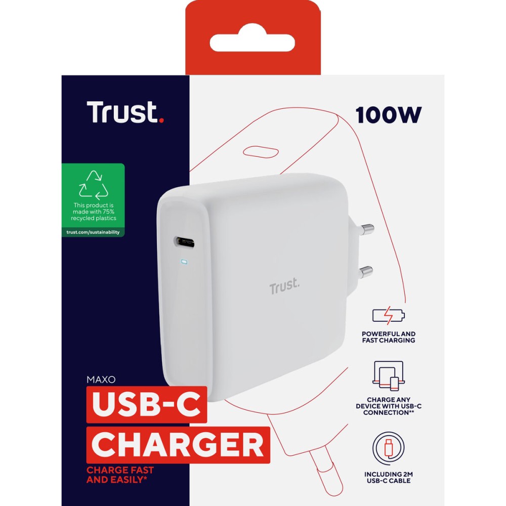 Wall Charger Trust 25140 White