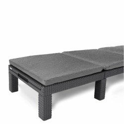 Solseng Allibert by KETER Daytona De Luxe 187 x 58 x 29 cm Grau