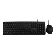 Tastatur V7 CKU350UK Schwarz QWERTY