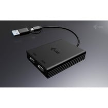 Câble USB i-Tec CADUAL4KHDMI Noir