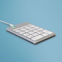 Tastatur mit Maus R-Go RGOCONMWDWH Weiß