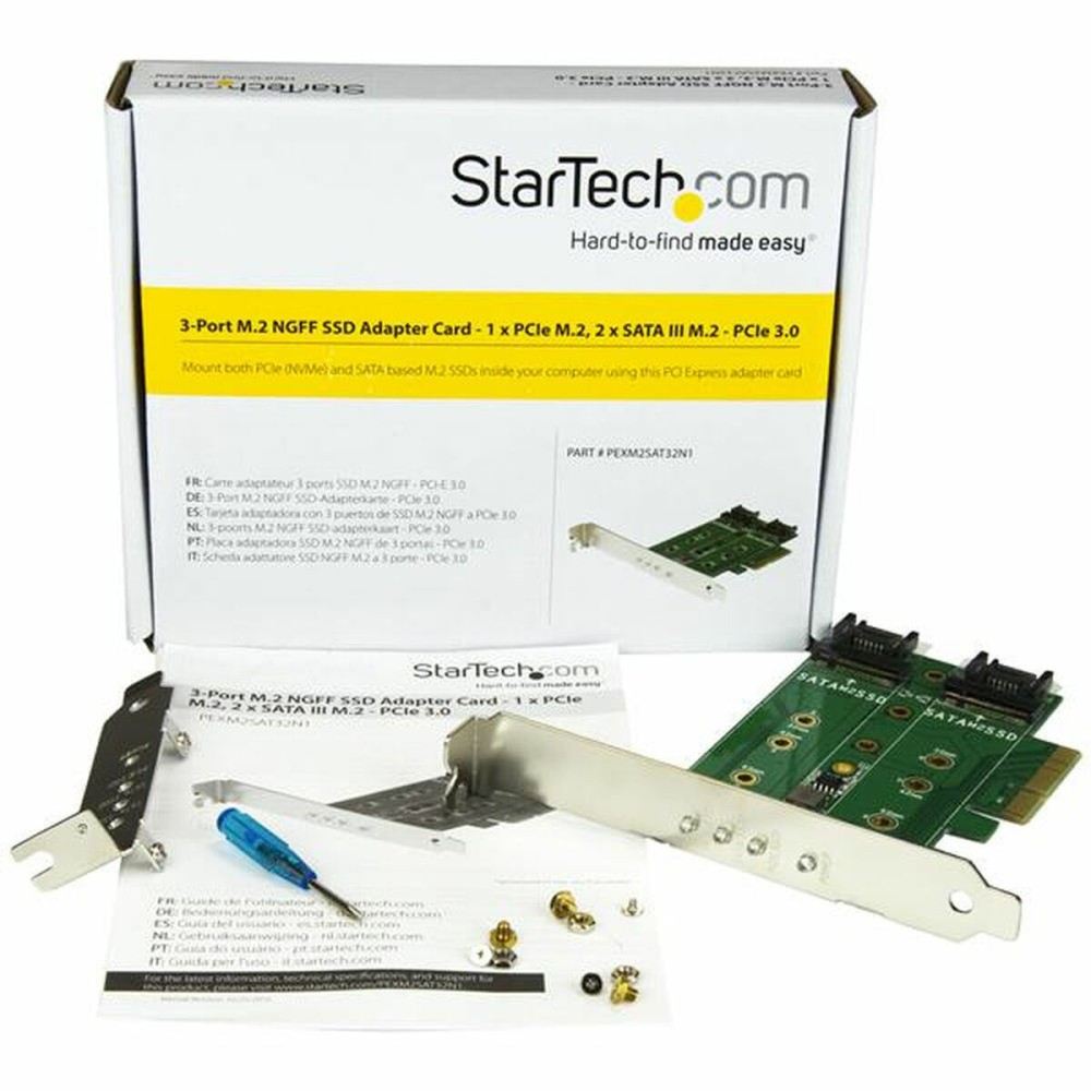 Carte PCI SSD M.2 Startech PEXM2SAT32N1