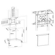 TV Mount Neomounts NS-M1250BLACK 70" 37" 70 Kg