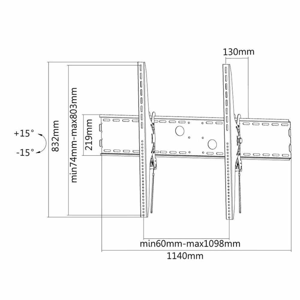 Support de TV Neomounts LFD-W2000 60" 100"