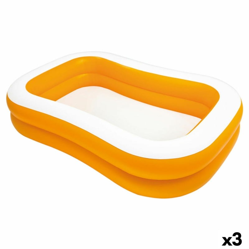 Aufblasbarer Pool Intex Mandarin Orange 600 L 229 x 48 x 152 cm (3 Stück)