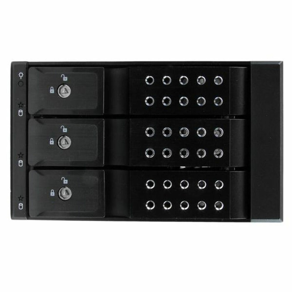 Rack Startech HSB3SATSASBA Black 3,5" Portable